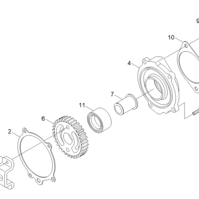 Adaptador-barring para a máquina Hyundai