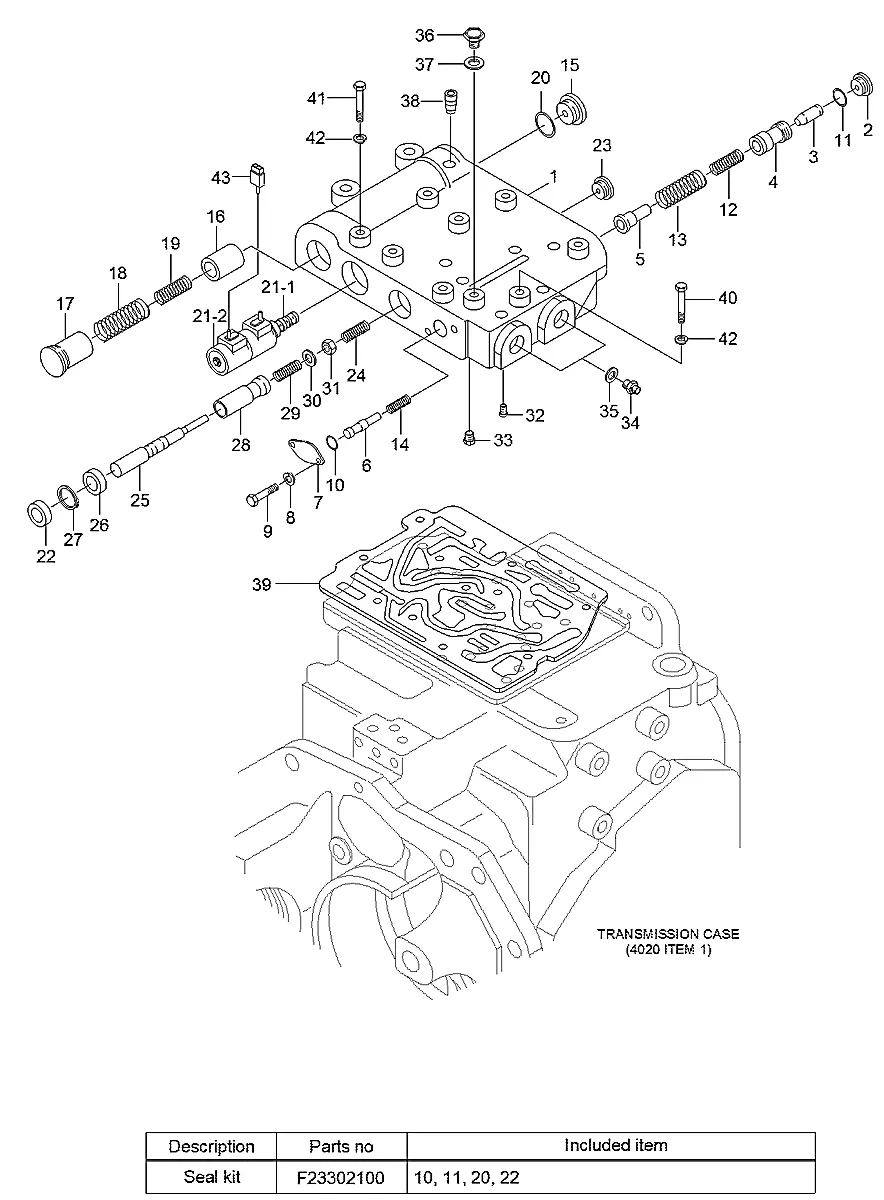 Kit de vedação para a máquina Hyundai - Imagem 2
