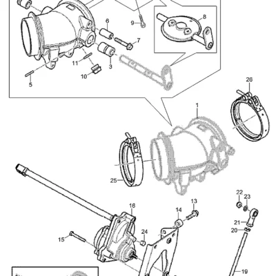 Alavanca para a máquina Hyundai