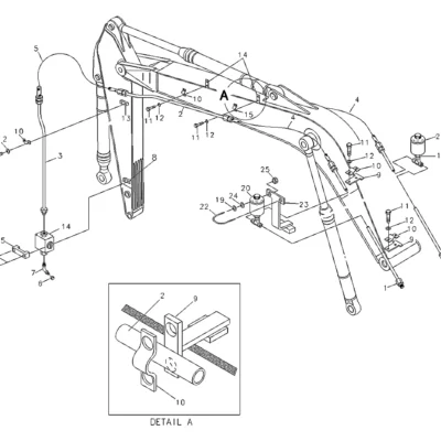Acumulador baixo para a máquina Hyundai