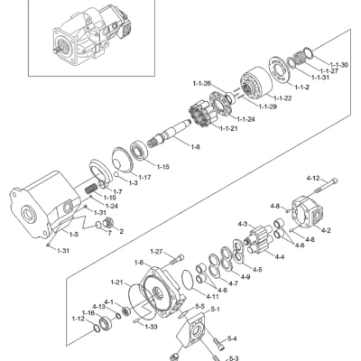 Acoplamento para a máquina Hyundai