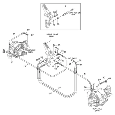 Adaptador para a máquina Hyundai
