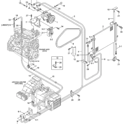 Adaptador para a máquina Hyundai