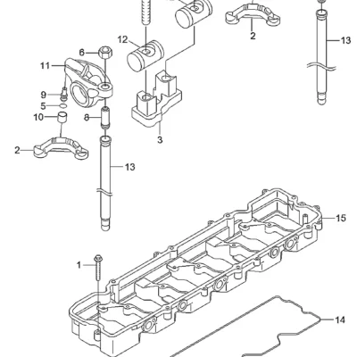 Alavanca oscilante para a máquina Hyundai