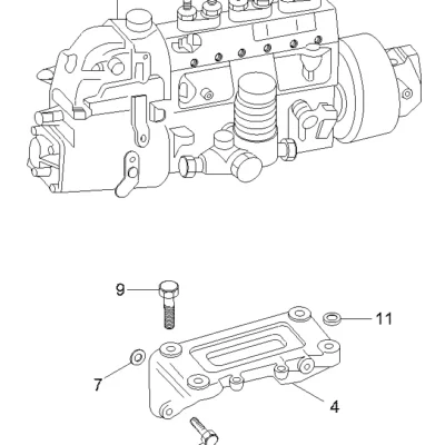 Acoplamento para a máquina Hyundai