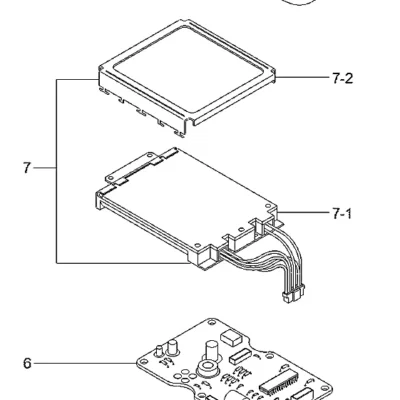 Adesivo-interr. para a máquina Hyundai