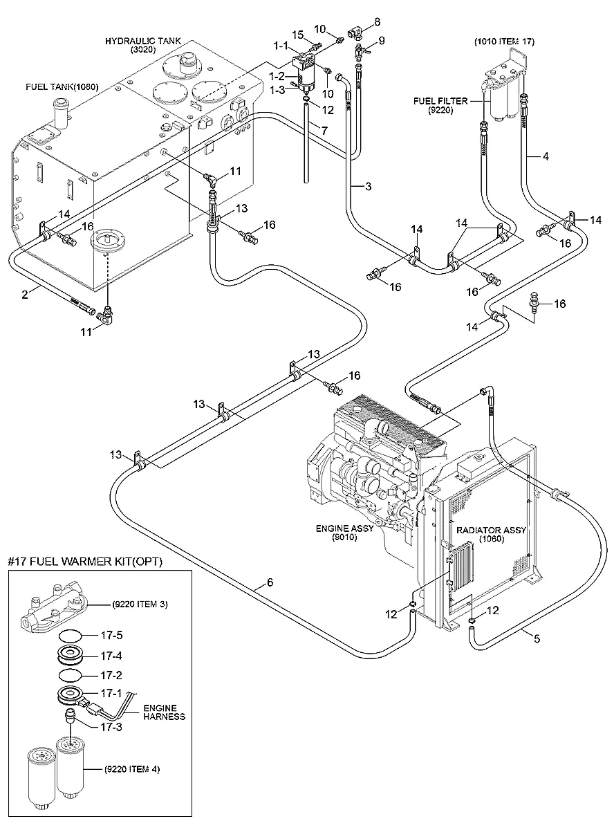Adaptador para a máquina Hyundai
