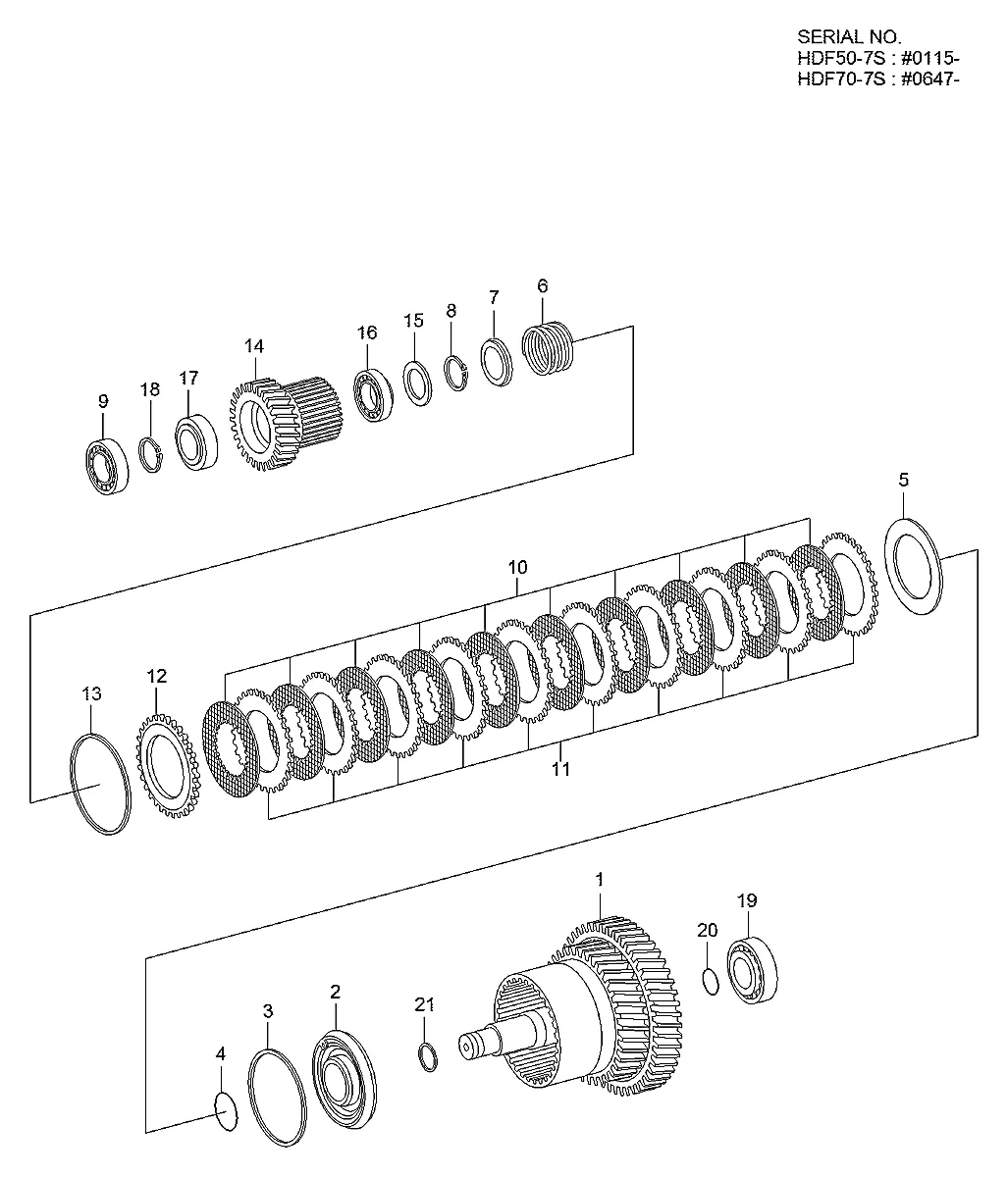 Acoplamento para a máquina Hyundai