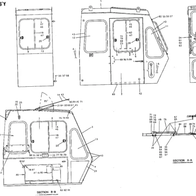 Al-sash (tipo b) para a máquina Hyundai