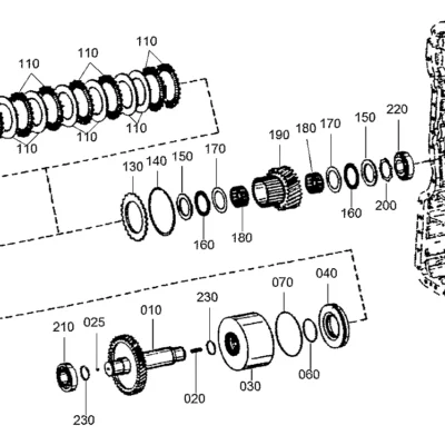 Acoplador-pistão para a máquina Hyundai