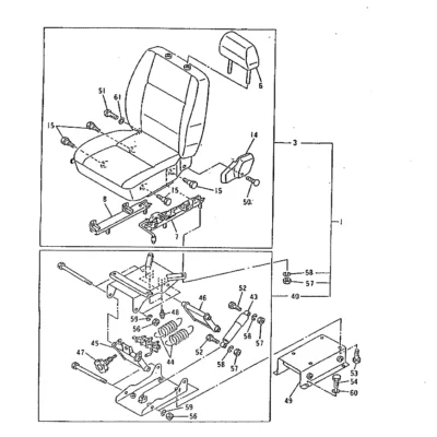 Ajustador lado direito para a máquina Hyundai
