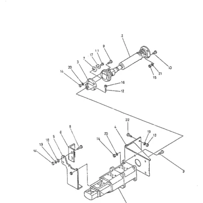 Acoplamento de flange para a máquina Hyundai