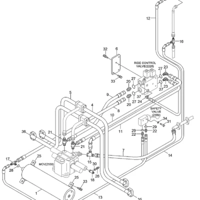 Acumulador para a máquina Hyundai