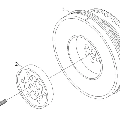 Adaptador-eixo de manivela para a máquina Hyundai