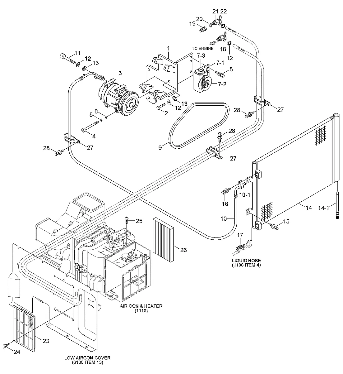 Adaptador para a máquina Hyundai