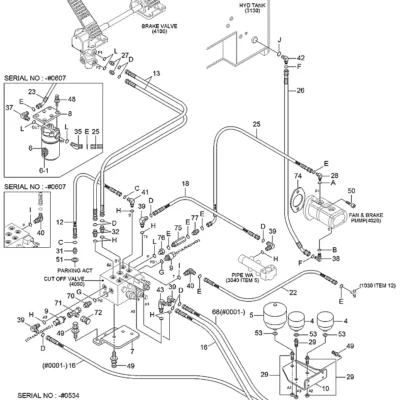 Acumulador para a máquina Hyundai