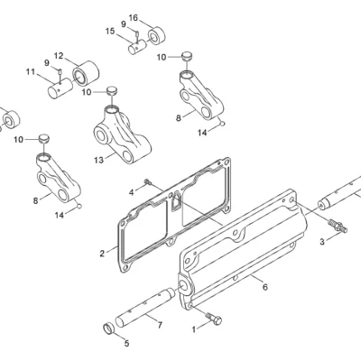 Alavanca para a máquina Hyundai