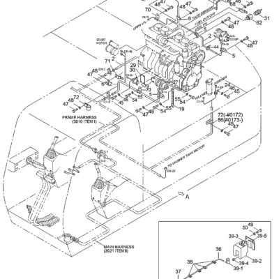 Adaptador-pressão de óleo para a máquina Hyundai