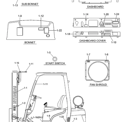 Adesivo,15g para a máquina Hyundai