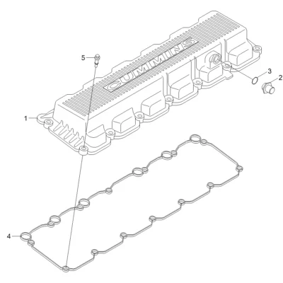 Acoplamento-mangueira simples para a máquina Hyundai