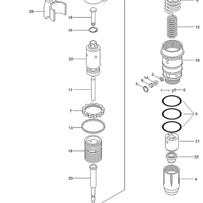 Adaptador para a máquina Hyundai