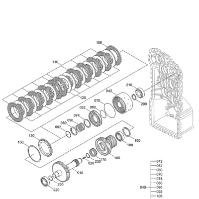 Acoplamento para a máquina Hyundai