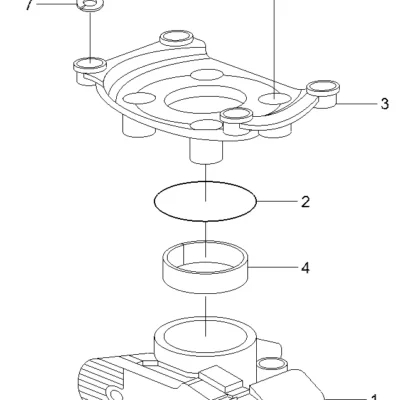 Adaptador para a máquina Hyundai