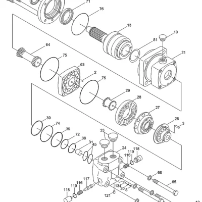 Acionamento da válvula para a máquina Hyundai