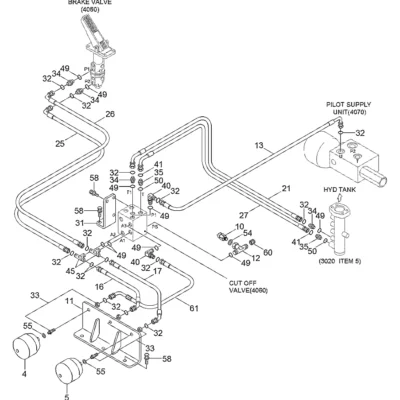 Acumulador para a máquina Hyundai