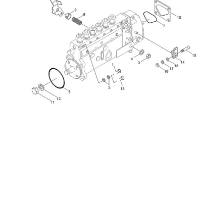 Alavanca para a máquina Hyundai