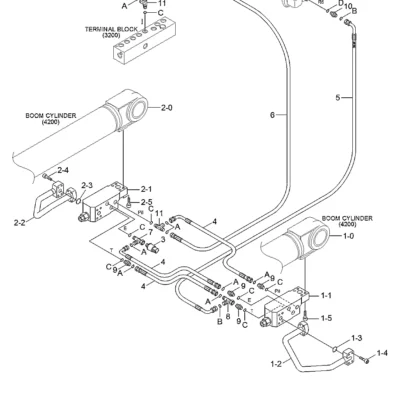 Adaptador-T para a máquina Hyundai