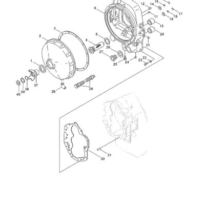 Adaptador-mangueira para a máquina Hyundai