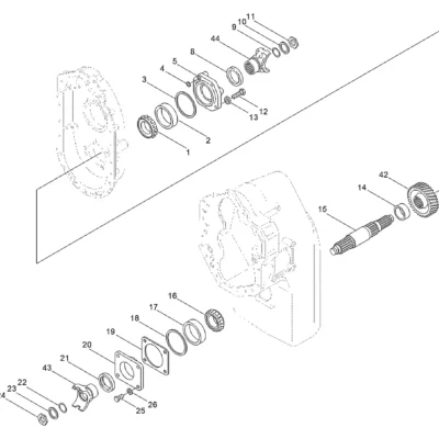 Acessório o-ring para a máquina Hyundai
