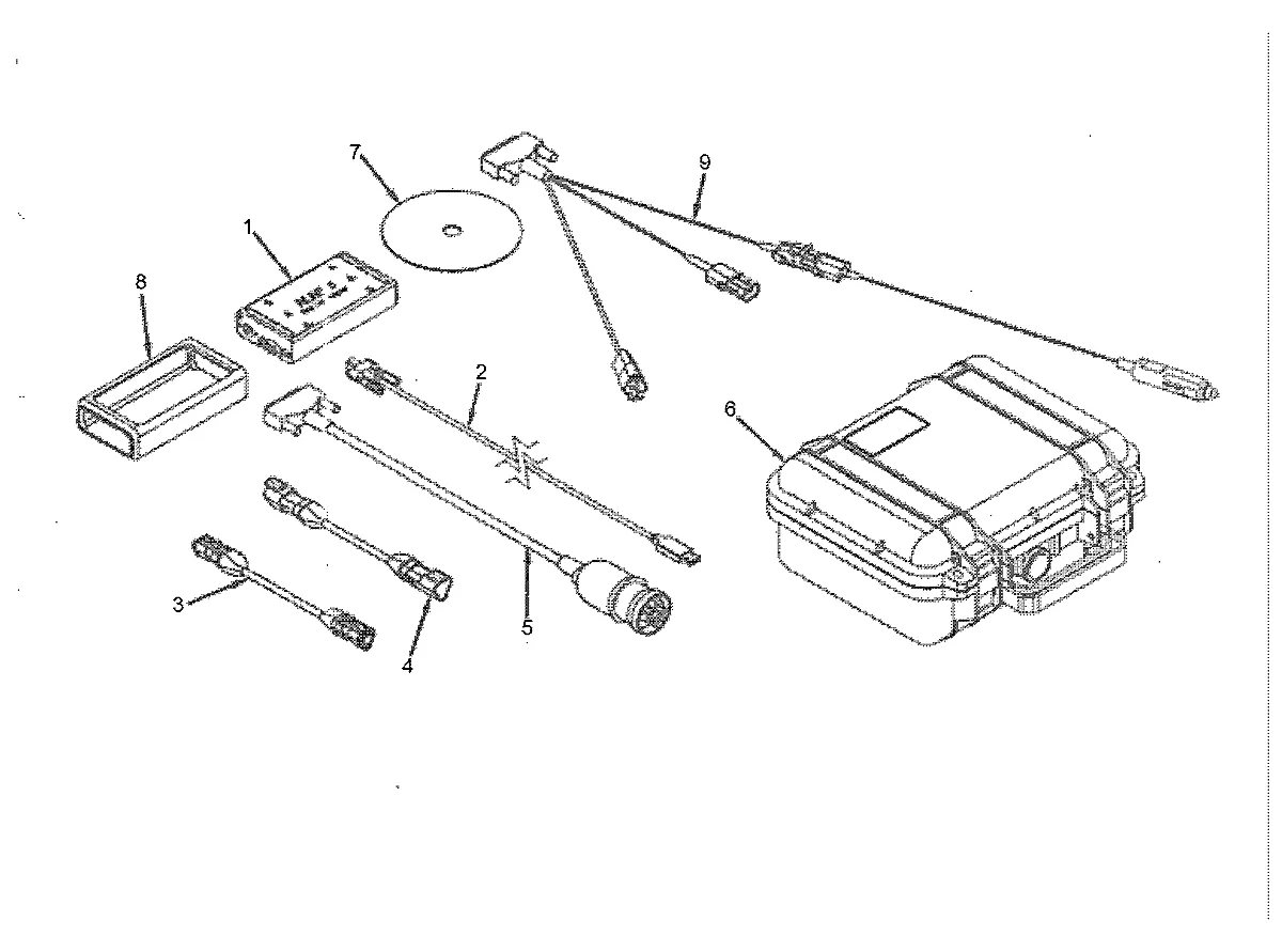Adaptador de link de dados para a máquina Hyundai