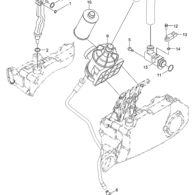 Adaptador-respiro para a máquina Hyundai