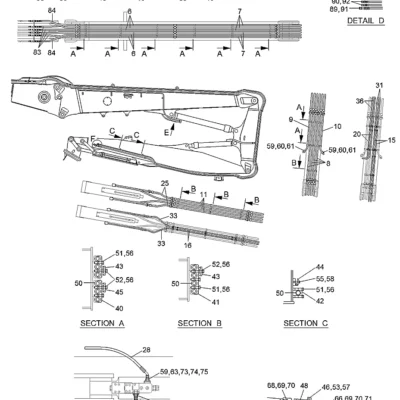 Acoplador-q/c para a máquina Hyundai
