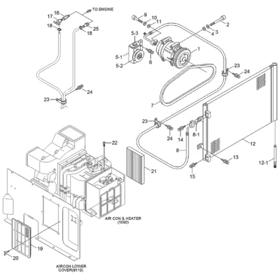 Adaptador para a máquina Hyundai