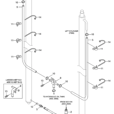 Adaptador-giratório para a máquina Hyundai