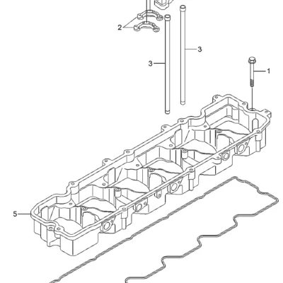 Alavanca oscilante para a máquina Hyundai