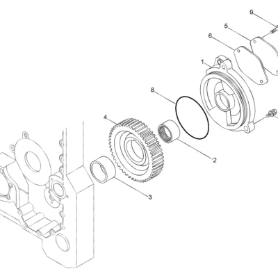 Adaptador-bomba hidráulica para a máquina Hyundai