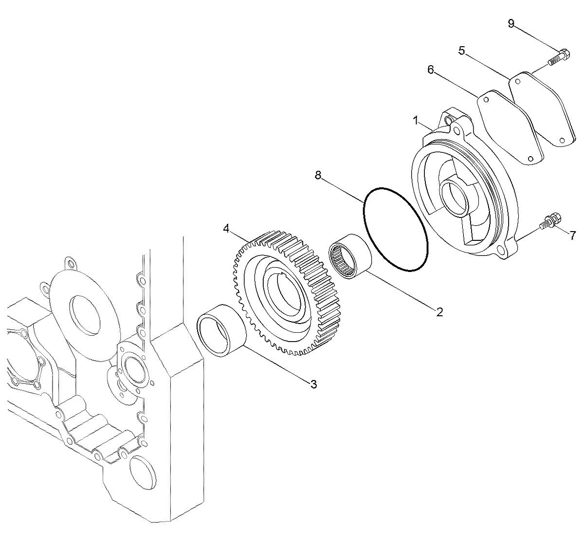 Adaptador-bomba hidráulica para a máquina Hyundai