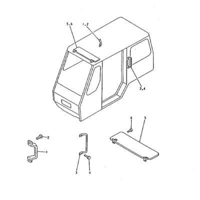 Agarre para a máquina Hyundai