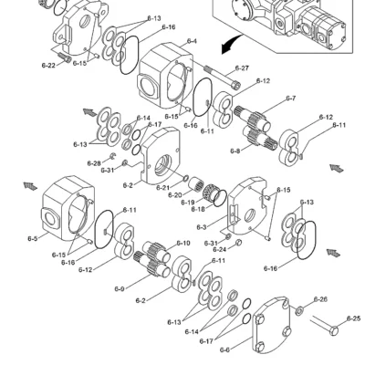 Acoplamento para a máquina Hyundai