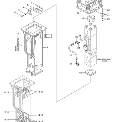 Adaptador para a máquina Hyundai