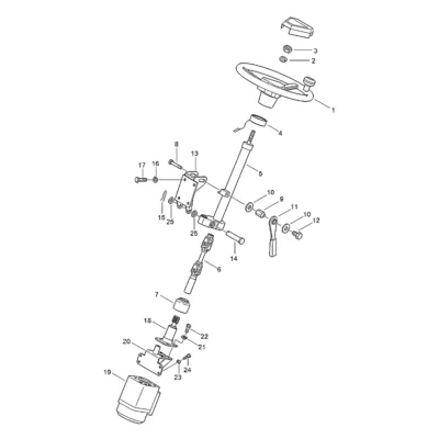 Adaptador de coluna para a máquina Hyundai
