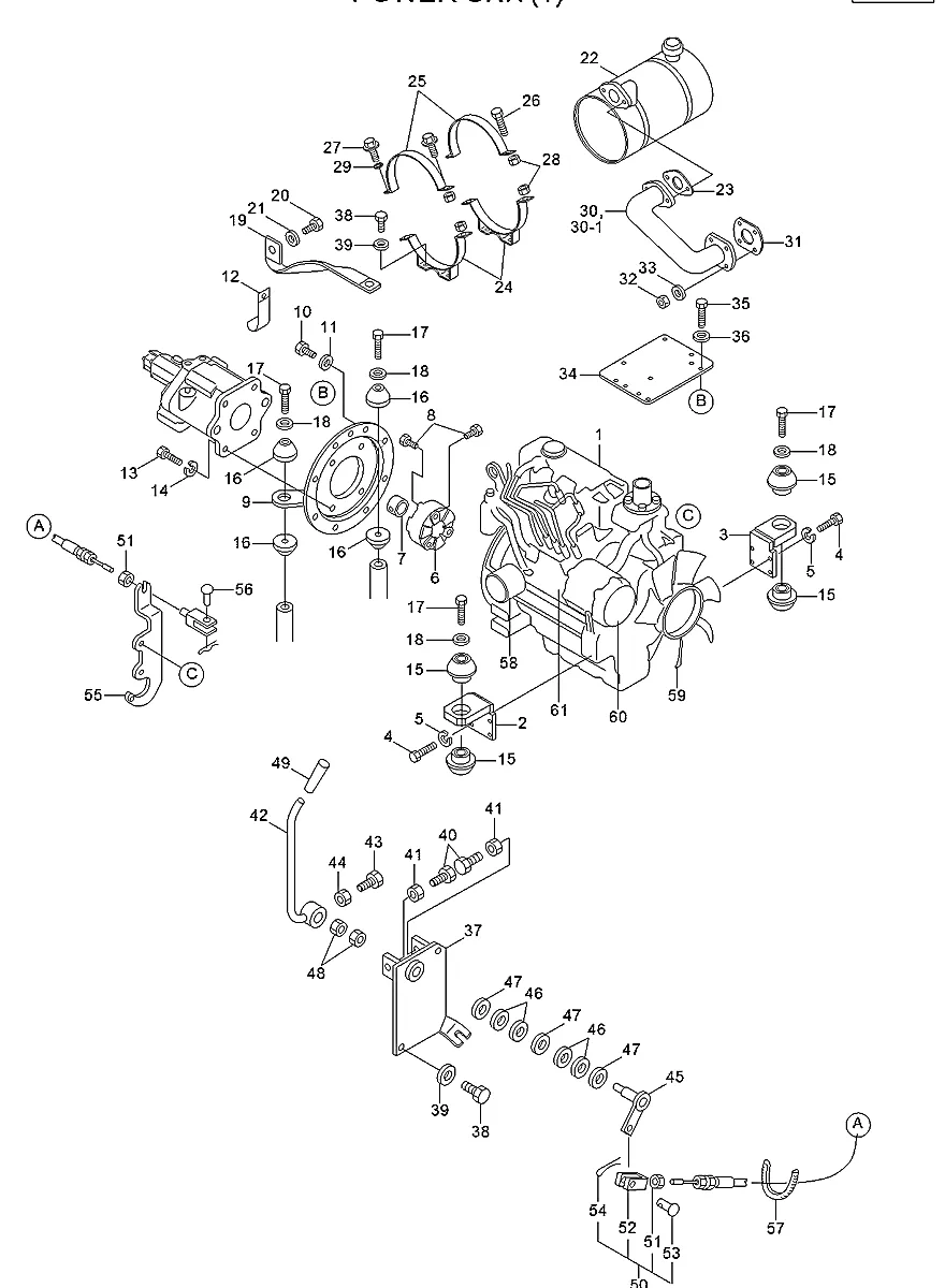 Acoplamento para a máquina Hyundai