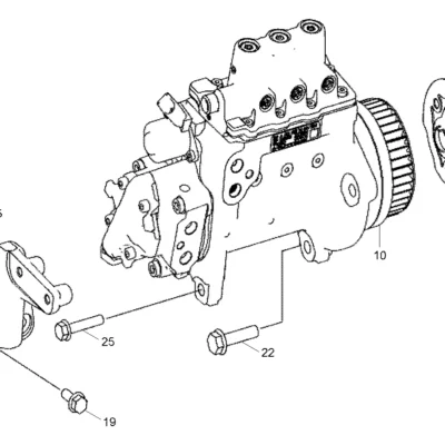 Acumulador de alta pressão para a máquina Hyundai