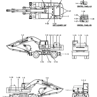 Abastecimento para a máquina Hyundai