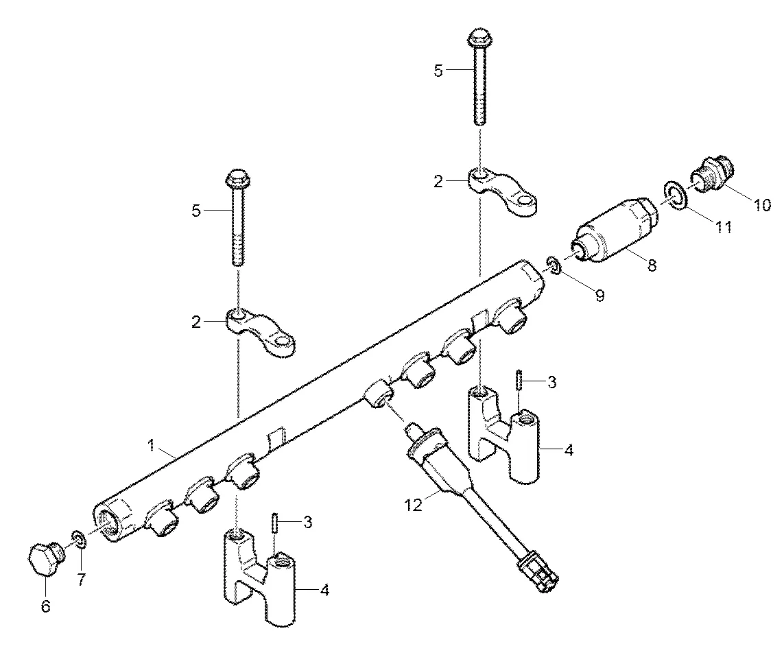 Acumulador para a máquina Hyundai
