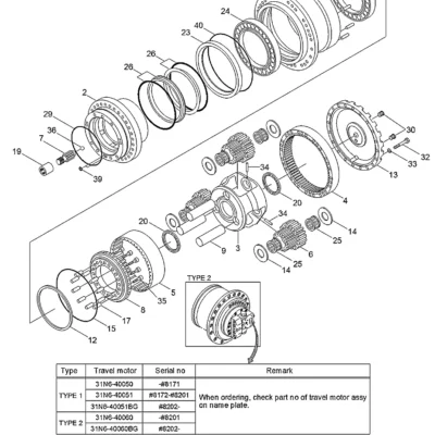 Acoplamento para a máquina Hyundai